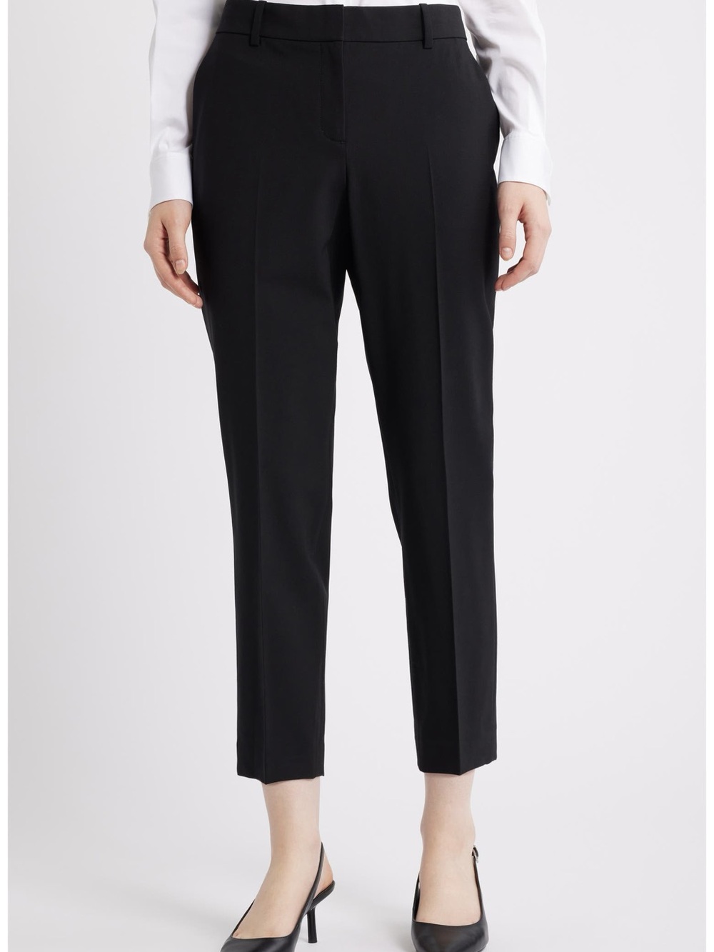 Theory Trecca 2 Cropped Pants | Black | Size 6